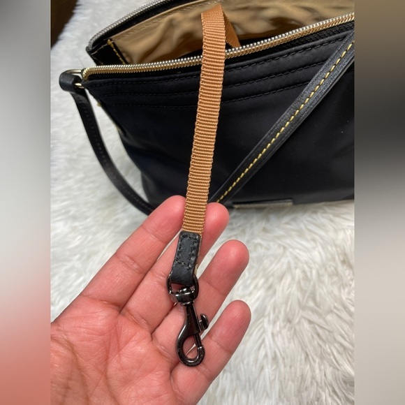 Dooney & Bourke Nylon Leather Trim Shoulder Bag - Picture 6 of 13